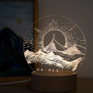 【LIGHTO】 【小夜燈】【登頂歡呼】（可客製化）