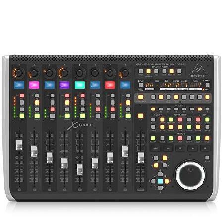 Behringer X-TOUCH Universal Control Surface with Touch-Sensitive Motor Faders, LCD Scribble Strips and Ethernet USB MIDI Interface