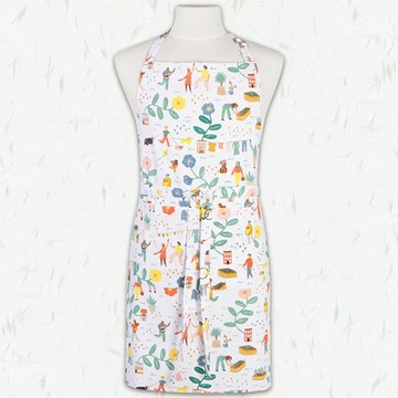 《DANICA》Jubilee平口雙袋圍裙-美好家園-- 廚房圍裙 料理圍裙 烘焙圍裙