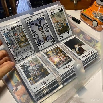 免運🔥臺灣出貨🔥四宮格卡冊 相冊本 收納卡冊 3寸卡冊 ins風拍立得相冊 追星小卡卡冊 明信片火車票收集冊收納冊