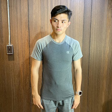 美國百分百【美國真品】Champion 冠軍 T恤 短袖 T-shirt logo 素T 上衣 拼色 F321