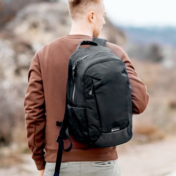 Aerial Infinity 背包 兩色可選-黑色 | 大量口袋 大容量 舒適