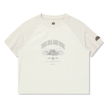 BBC EARTH 女 Raglan S/S T-shirt 短袖上衣 IVORY BEFISCQ07400