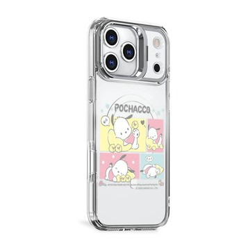 三麗鷗 iPhone 全系列 防震雙料隱形立架磁吸手機殼-晚安帕恰狗