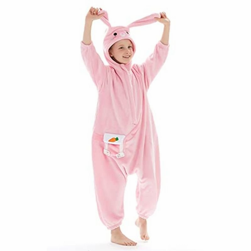 Olaola うさぎ 着ぐるみ パジャマ 子供 動物 ウサギ 仮装 コスプレ キッズ きぐるみ もふもふ 暖かい 部屋 防寒 対策 冬用パジ 通販 Lineポイント最大get Lineショッピング