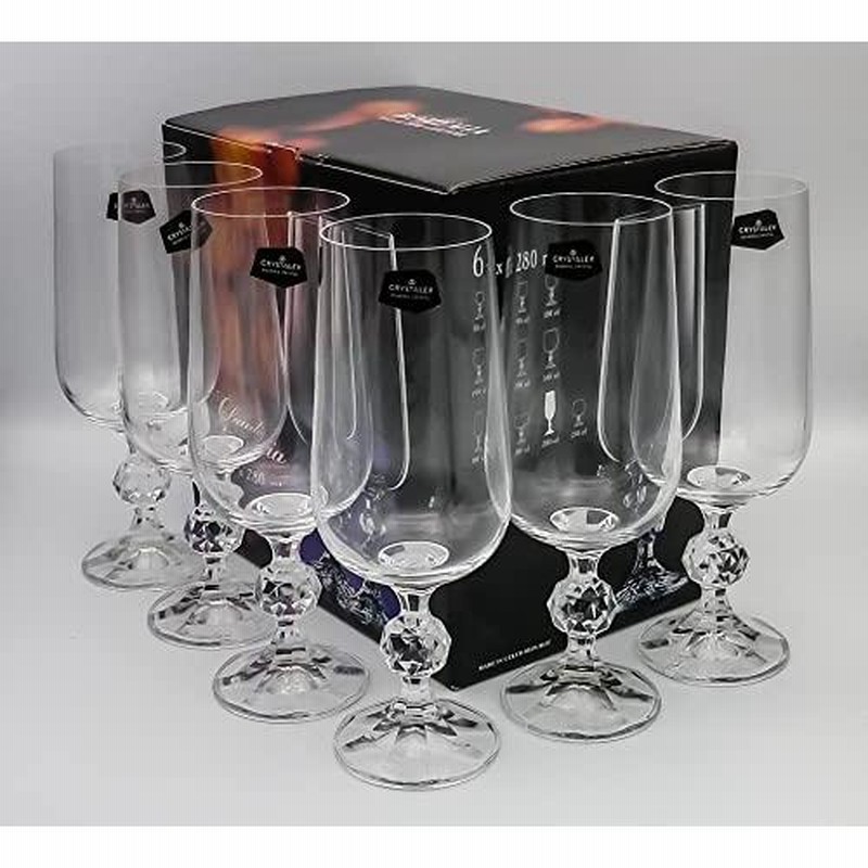 ボヘミアンワイングラス6個 ヴィンテージ ボヘミアン オリーブグリーン