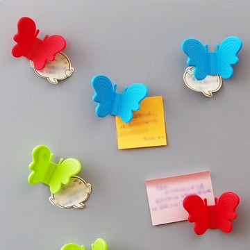 磁吸蝴蝶隔熱夾 隔熱指套隔熱手套 冰箱留言貼 防燙夾碗盤夾