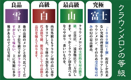 クラウンメロン　白　１玉入　12ヶ月連続届け