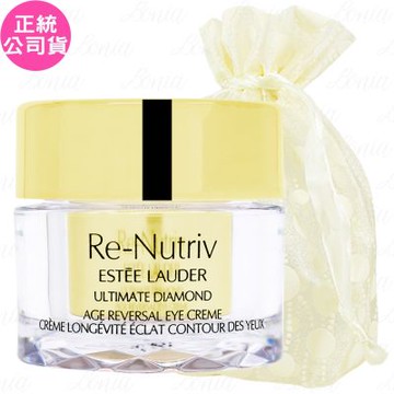 ESTEE LAUDER 雅詩蘭黛 白金級黑鑽松露逆時眼霜(5ml)旅行袋組(公司貨)