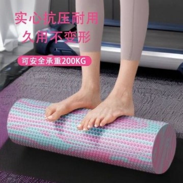 泡沫軸初學者實心浮點泡沫軸eva按摩滾筒肌肉放松專業滾軸瑜伽柱