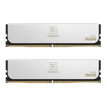 Team TEAM 十銓 T-CREATE EXPERT 引領者DDR5 6000 32GB(16Gx2) 白色CL38 桌上型超頻記憶體