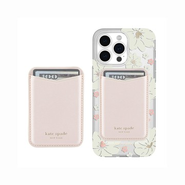 Kate Spade MagSafe 時尚卡套 櫻花粉