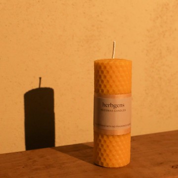 天然蜂蠟蠟燭 48g