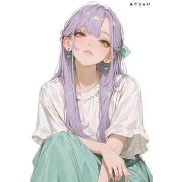 【8 月新款】07-139-0286 人物貼紙 簡約夏日女孩