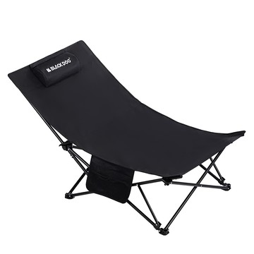 BLACK DOG 黑狗 逸享露營躺椅 CBD2300JJ027  夜幕黑  1個