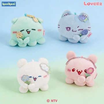 🚀賣場新款🚀【春季新品】konikoniloveez花卉系列毛絨掛件公仔可愛掛飾