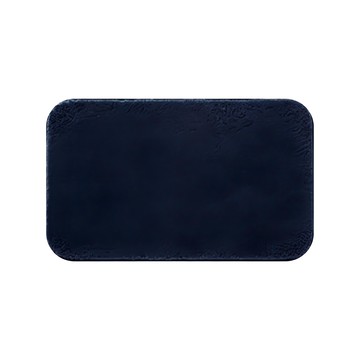 毛絨絨吸水防滑地墊  60 x 40cm  藏藍色  1個