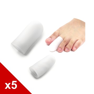 糊塗鞋匠 優質鞋材 J10 閉口腳趾保護套 5雙