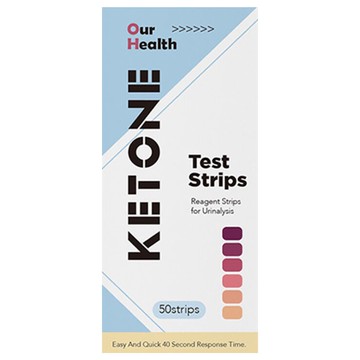 萬程 尿酮脂肪代謝檢測試劑 未滅菌 50入  1盒