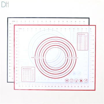 【現貨】矽膠擀麵墊 0.4mm 30/40/50/60/70/80cm廚房烘焙墊 揉麵墊 帶刻度和麵墊 案板Dhome