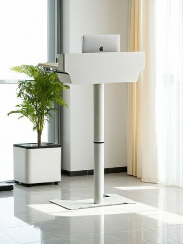 升降會議講臺演講臺發言臺簡約迎賓接待臺導購臺主持臺培訓宣講臺