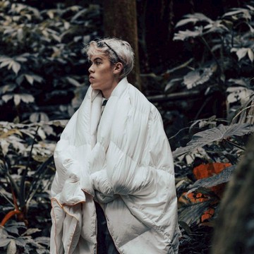 ROZZ 雙滾邊冰島罌粟四季保暖白鵝絨被