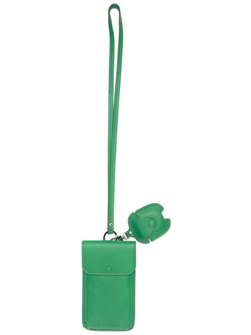 Yves Salomon - leather phone case - unisex - Calf Leather - S - Green