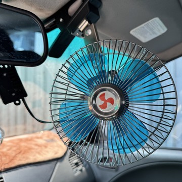 車用風扇 6吋 12v 車用夾扇 電風扇 強風力 固定 汽車降溫 電扇 轎車 貨車
