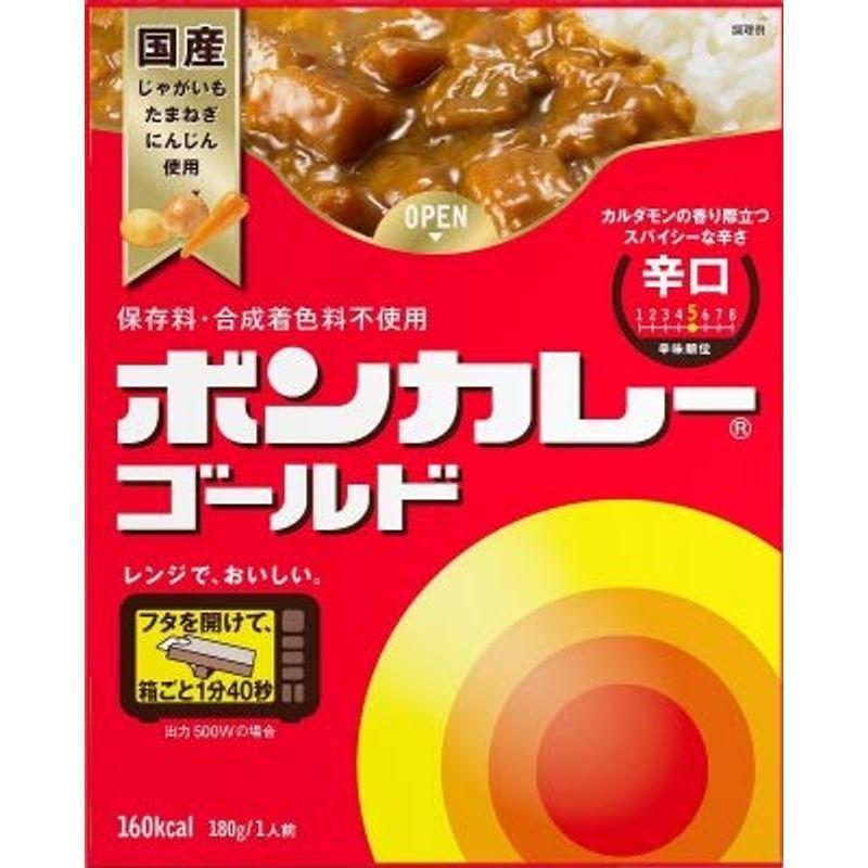 大塚食品 ボンカレーゴールド 辛口 180ｇ×10食