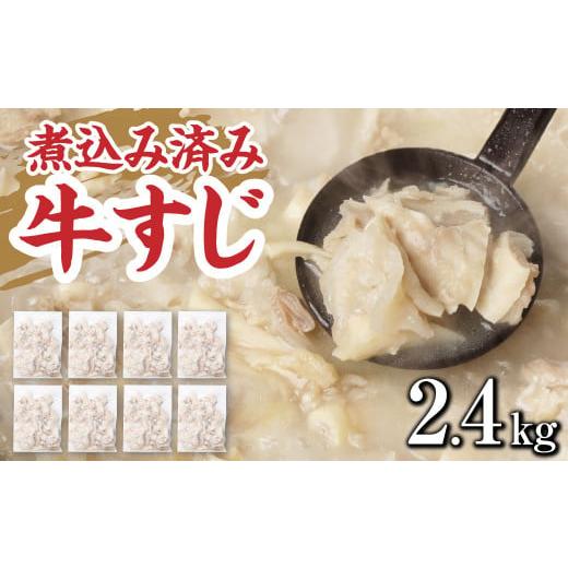 ふるさと納税 熊本県 あさぎり町 牛すじ(ボイル済み) 2.4kg(300g×8p) 牛筋 牛すじ 牛すじ煮込み 下ゆで処理済 牛肉 肉 おでん うどん 煮込み 冷凍【お届け時…