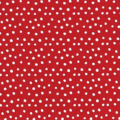 Caspari Small Dots 30 in. x ft. Wrapping Paper in Red Rolls Included