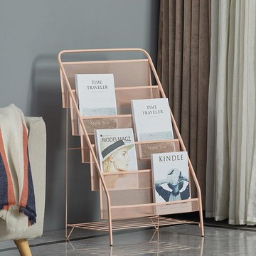 免運/可開票 兒童繪本架玩具收納小書架報刊雜志架寶寶多層整理家用鐵藝置物架