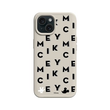 iPhone 15 SolidX 貝殼灰 - 迪士尼-米奇 Mickey - 黑標款-MICKEY