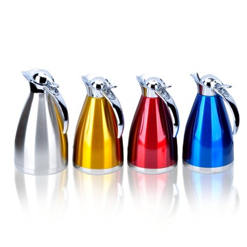 1.5L全不銹鋼真空保溫壺歐式保溫瓶熱水瓶冷飲瓶咖啡壺家用水壺