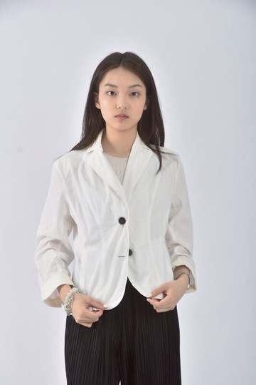 (S) noa ge棉質白色外套
