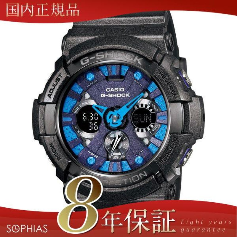 CASIO CASIO カシオ G-SHOCK Gショック Metallic Colors メタリックカラーズ GA-200SH-1AJF 腕時計 アナデジ クオーツ 多機能 新品電池交換済み