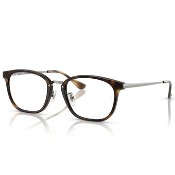 【RayBan】RB7247D 2012-51mm 方框光學眼鏡♣ (琥珀 銀)#金橘眼鏡