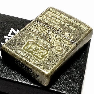ZIPPO ライター アンティークオールドロゴ ジッポ ブラスバレル