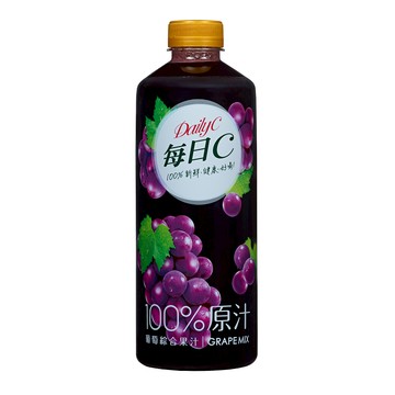 [家速配]每日C 100%葡萄綜合汁-1300ml※實際到貨效期約4天以上