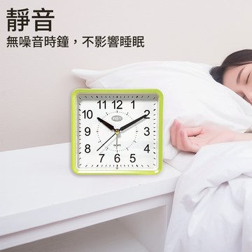 LIBERTY_利百代 時尚方形靜音貪睡鬧鐘 LY-2025CL|BIBI鬧鈴聲|四分鐘貪睡