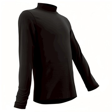 GIAT 吉亞特 兒童恆溫吸濕發熱衣 立領款  130  墨黑