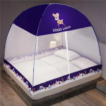 2000新款直播跨境免安裝蒙古包蚊帳家用學生魔術蚊帳廠家壹件代發鑫弘-家具衛浴 可打統編
