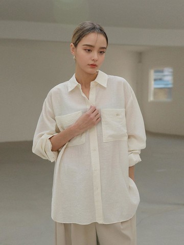 ANDS Rayon Linen Striped Shirt (RR)