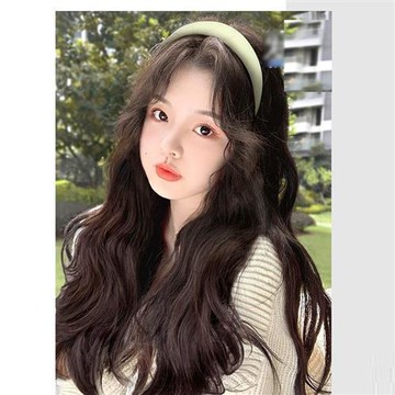 【巴黎精品】現貨+預購 女假髮透氣髮箍假髮輕量整頂假髮-復古時髦感自然2色a1jl7