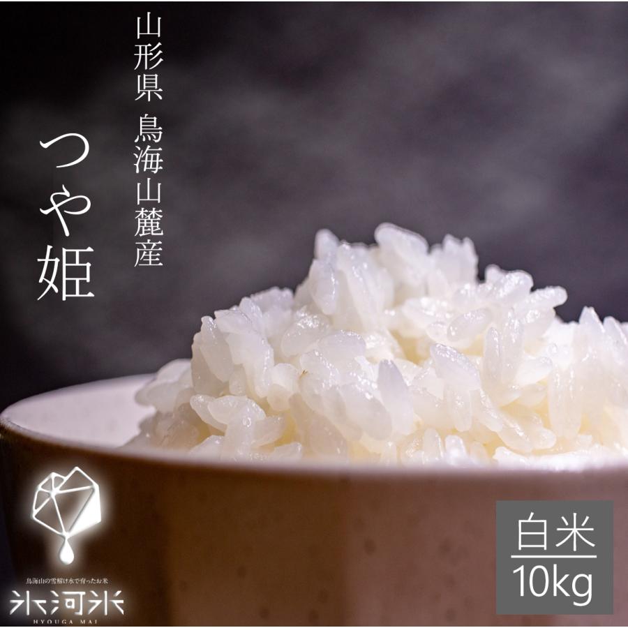 新米 米10kg 米 つや姫 白米 10kg 送料無料 高級 特別栽培米 山形県産 令和5年産 美味しいお米 氷河米 山形 庄内 農家直送