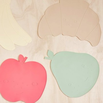 現貨出清【WUZ屋子】丹麥 OYOY 矽膠餐墊-牛角麵包