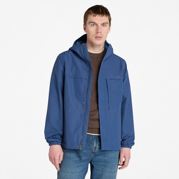 Timberland 男款藍色Benton防水外套｜A695WEYO