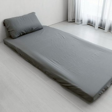 折疊床專用床包枕套組 3M吸濕排汗技術 MIT精緻車縫技術  灰色  床包3尺(186 x 90cm) + 枕套45 x 75cm