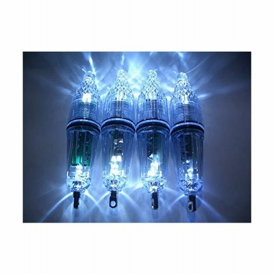 水中 集魚灯 Led ライト 4本 セット 夜釣り イカ釣り 12cm 通販 Lineポイント最大get Lineショッピング