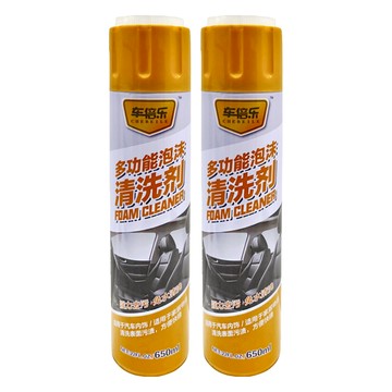 車倍樂 帶刷泡沫清洗劑 650ml 2入  1組